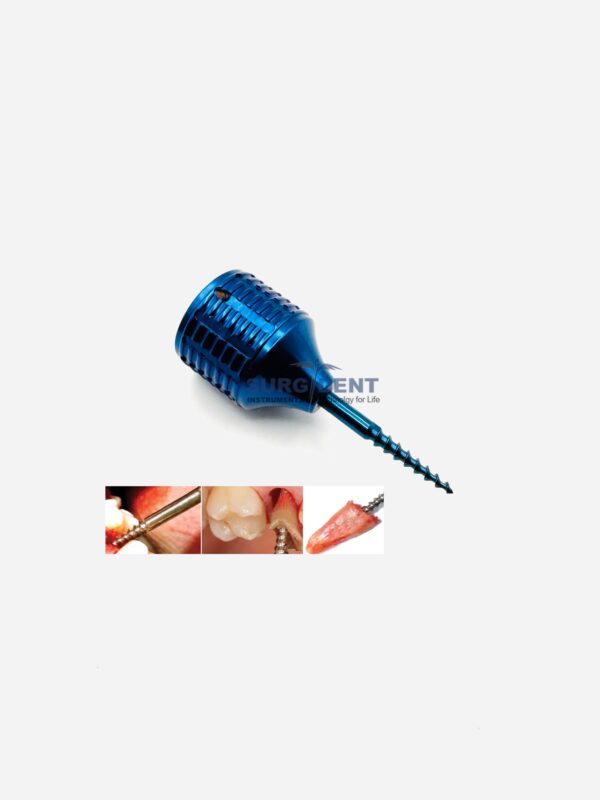Dental Screw Root Extraction Periotome Short Handle